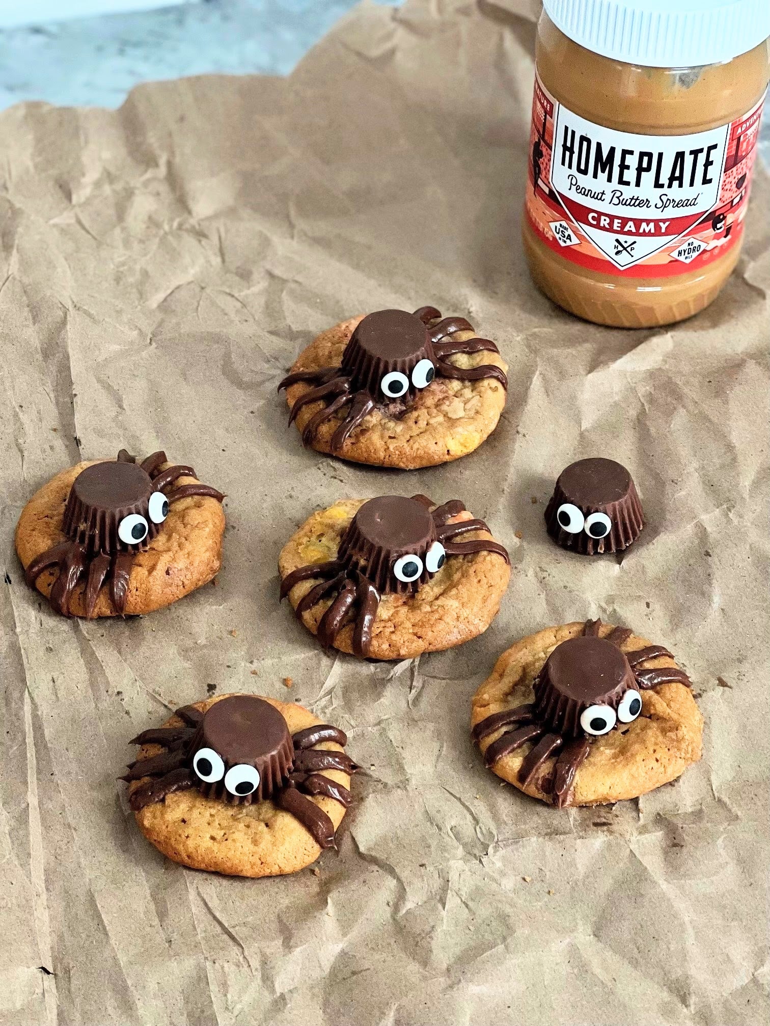 Halloween Spider Peanut Butter Cookies
 – HomePlate Peanut Butter