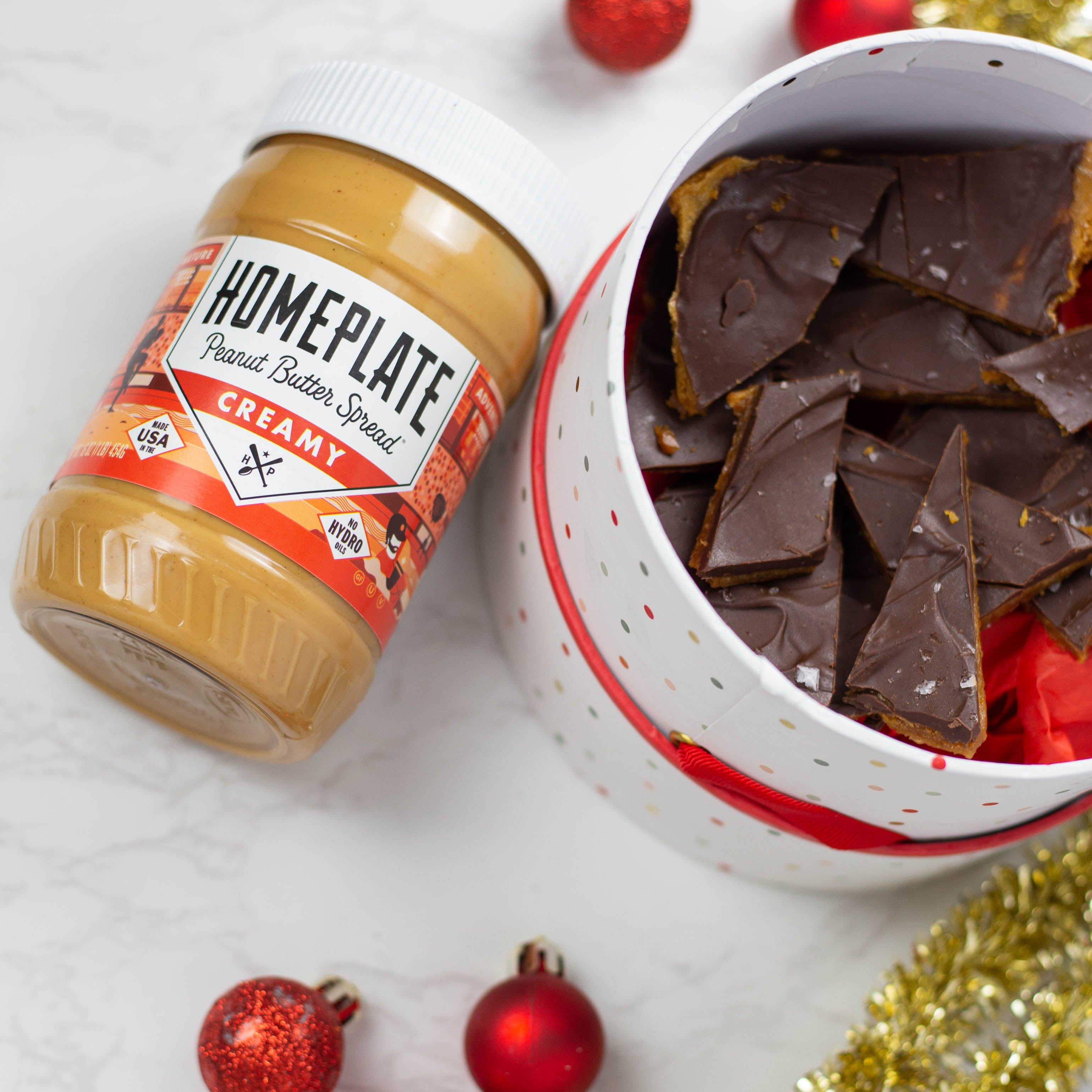 Crunchy Peanut Butter Brittle
 &ndash; HomePlate Peanut Butter
