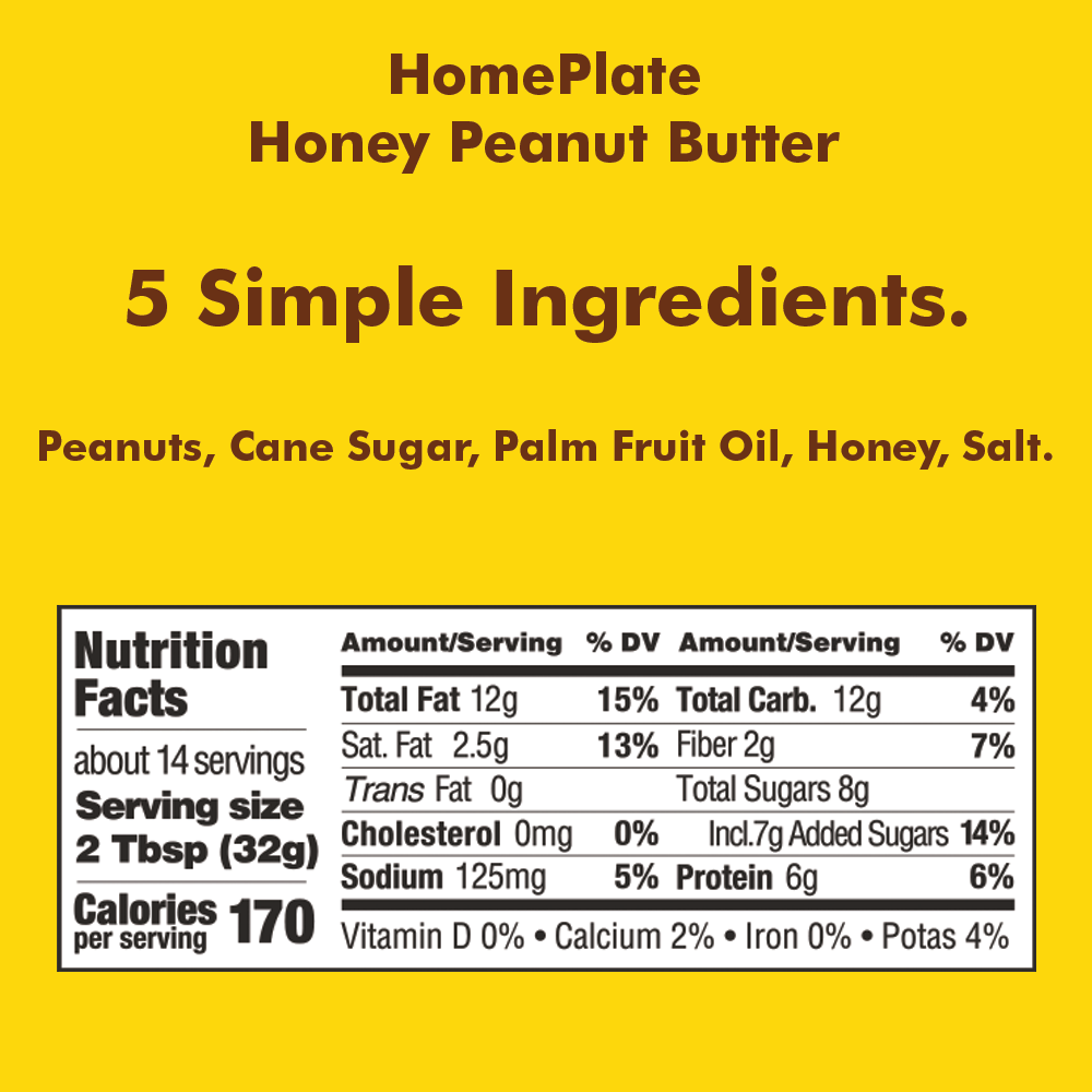 Honey Peanut Butter (6-pack)