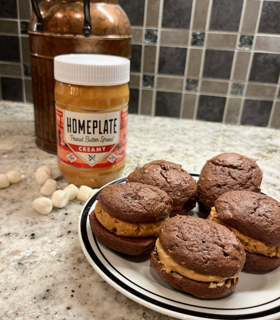 Fluffernutter whoopie pies