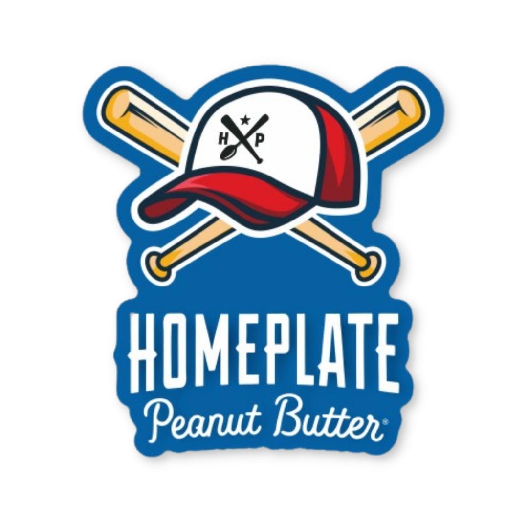 HomePlate Baseball Cap & Bat Sticker
